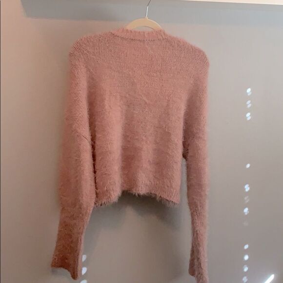 BB Dakota Cozy CrewNeck Sweater Pink Quartz no tag - Picture 6 of 6